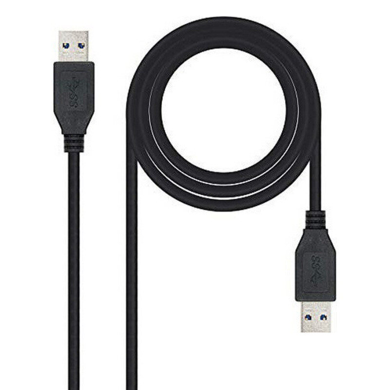 Nanokaapeli 10.01.1002BK, USB 3.0 A / USB A, 2 m hinta ja tiedot | Kaapelit ja adapterit | hobbyhall.fi