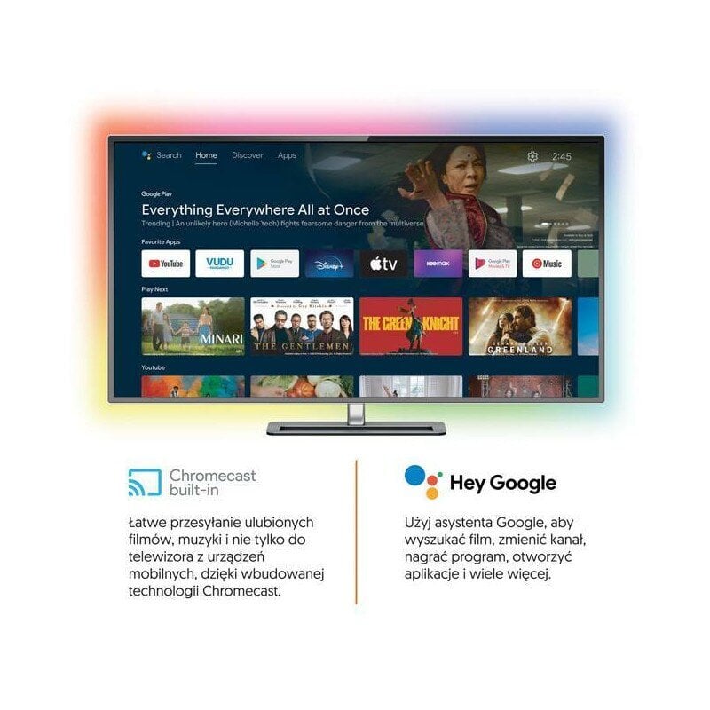Android-älykäs tikku LTC Google TV 4K ULTRA HD hinta ja tiedot | TV-lisätarvikkeet | hobbyhall.fi