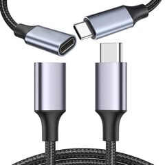 USB-C-sovitin Perfee, kaapeli 2 m hinta ja tiedot | Kaapelit ja adapterit | hobbyhall.fi