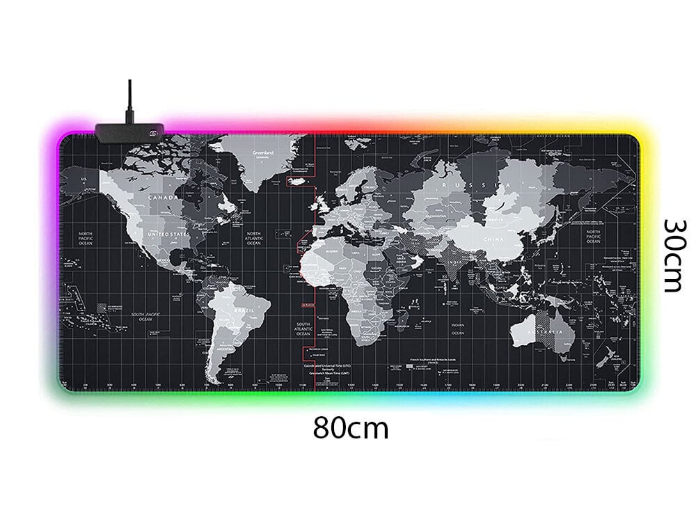 Leikkimatto LED XXL MAP Perfee hinta ja tiedot | Hiiret | hobbyhall.fi