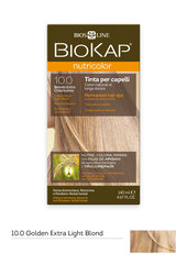 Hiusväri Biokap Nutricolor No. 10,0 Golden Extra Light Blond Dye 140 ml hinta ja tiedot | Hiusvärit | hobbyhall.fi