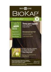 Hiusväri Biokap Nutricolor Delicato Rapid, 4.0 Natural Brown hinta ja tiedot | Hiusvärit | hobbyhall.fi