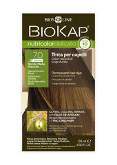 Hiusväri Biokap Nutricolor Delicato Rapid, 7.0 Blond Medium hinta ja tiedot | Hiusvärit | hobbyhall.fi