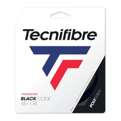 Tennismailan kielet Tecnifibre BLACK CODE 12m, 1,18mm, musta hinta ja tiedot | Tennisvälineet | hobbyhall.fi