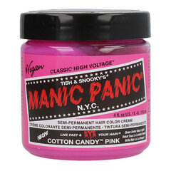 Pitkäkestoinen maali Classic Manic Panic ‎HCR 11004 Cotton Candy Pink, 118 ml hinta ja tiedot | Hiusvärit | hobbyhall.fi