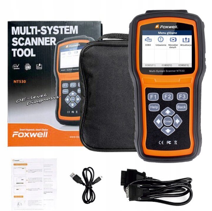 Auton diagnostiikkaskanneri Foxwell NT530 hinta ja tiedot | Lisätarvikkeet autoiluun | hobbyhall.fi