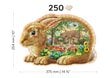 Puinen palapeli ainutlaatuisilla elementeillä "Garden Bunny" Wooden Puzzle 250 pcs / Wooden.city hinta ja tiedot | Palapelit | hobbyhall.fi