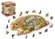 Puinen palapeli ainutlaatuisilla elementeillä "Garden Bunny" Wooden Puzzle 250 pcs / Wooden.city hinta ja tiedot | Palapelit | hobbyhall.fi