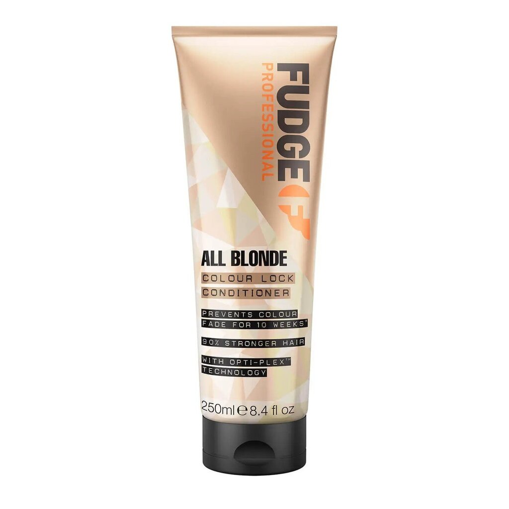 Hoitoaine värjätyille hiuksille Fudge All Blonde Color Lock, 250 ml hinta ja tiedot | Hoitoaineet | hobbyhall.fi