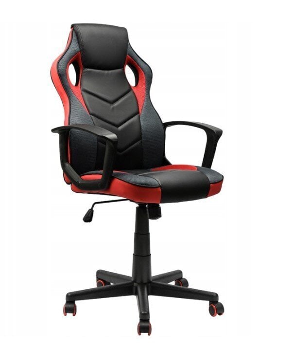 Pelituoli Kraken Chairs Delta, musta/punainen hinta ja tiedot | Toimistotuolit | hobbyhall.fi