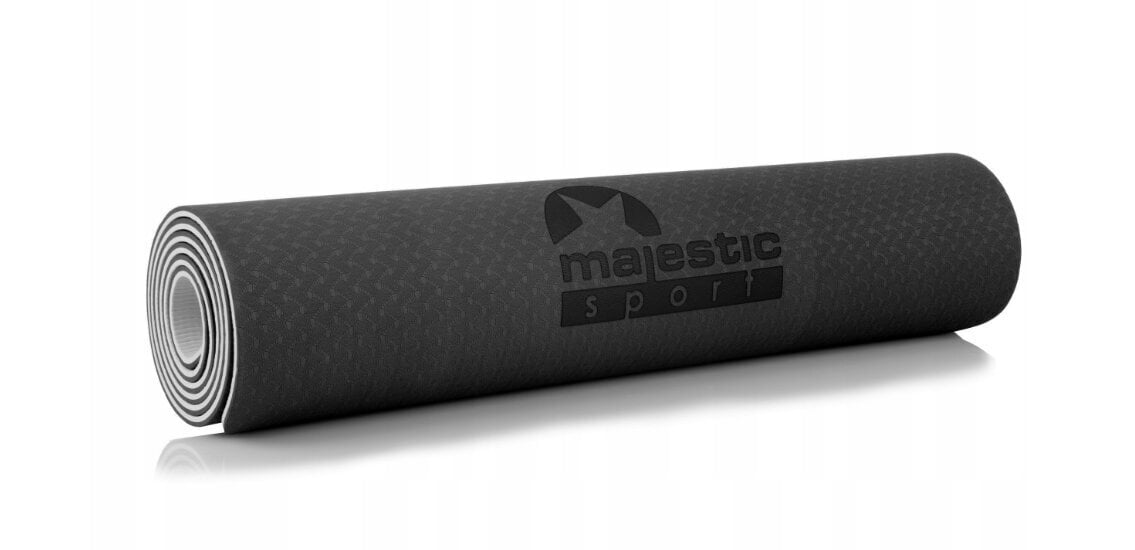 Treenimatto Majestic Sport, 183x61 cm, musta hinta ja tiedot | Joogamatot | hobbyhall.fi