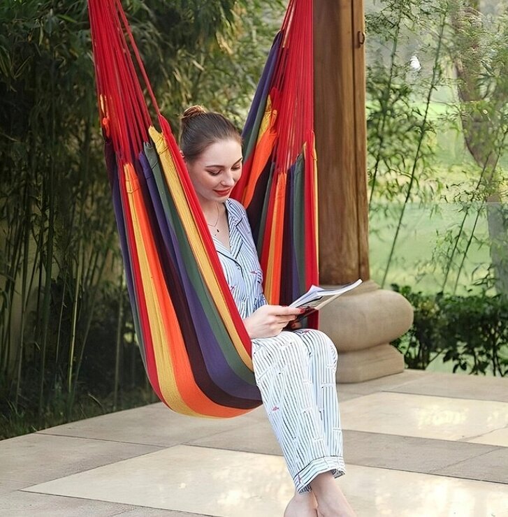 Hammock Go Garden, 255 x 160 cm, monivärinen hinta ja tiedot | Riippumatot | hobbyhall.fi