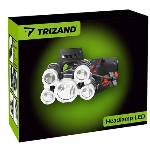 Trizandin otsalamppu 5 x LED T6 CREE hinta ja tiedot | Retkilamput | hobbyhall.fi