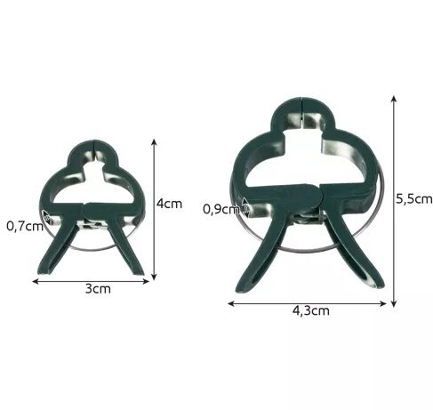 Kasviklipsit - 108 kpl, Gardlov hinta ja tiedot | Puutarhatyökalut | hobbyhall.fi
