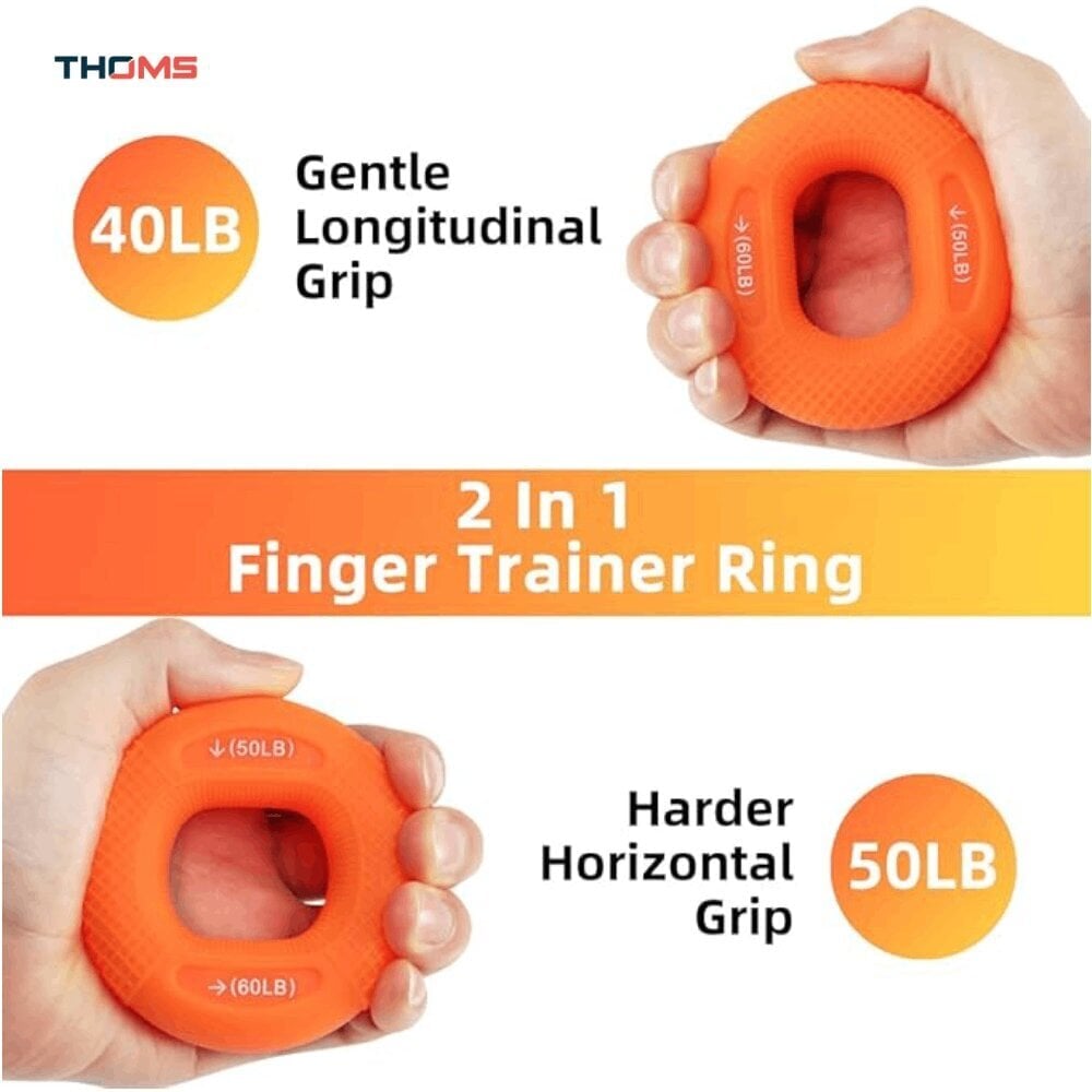 Silikoni Hand Trainer - Spander THOMS Strengthener 78 mm. 50-60 Lbs hinta ja tiedot | Käsipuristimet | hobbyhall.fi