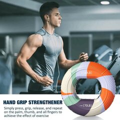 Silikoni Hand Trainer - Spander THOMS Strengthener 78 mm. 60-70 Lbs hinta ja tiedot | Käsipuristimet | hobbyhall.fi