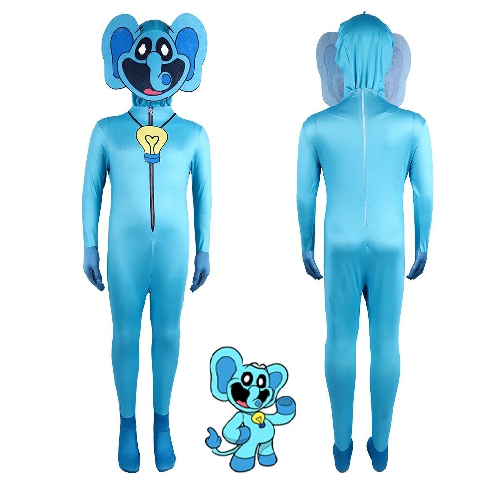 Hymyilevät otokset Poppy Cosplay Lasten puku Halloween Tight Onesie Cosplay Puku Leikkipuku Jumpsuit Body Lapset hinta ja tiedot | Naamiaisasut | hobbyhall.fi