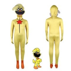 Hymyilevät otokset Poppy Cosplay Lasten puku Halloween Tight Onesie Cosplay Puku Leikkipuku Jumpsuit Body Lapset hinta ja tiedot | Naamiaisasut | hobbyhall.fi