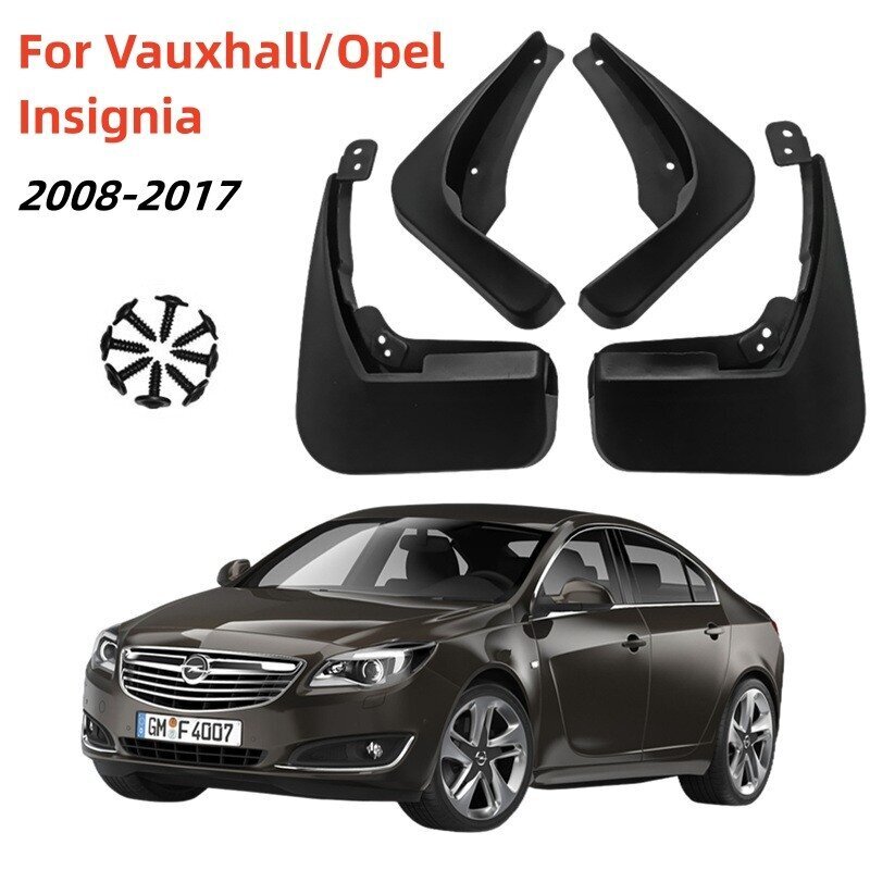 Lokasuojat Vauxhall/Opel Insigniaan 2008-2017, 4 kpl hinta ja tiedot | Lisätarvikkeet autoiluun | hobbyhall.fi