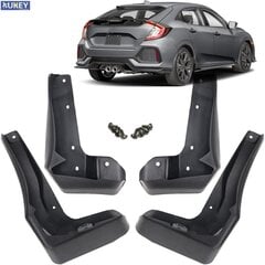 4 kpl Honda Civic Viistoperä Hatch 5dr 2016 - 2021 Lokasuojat Roiskesuojat Lokasuojat Edessä Taka 2017 2018 2019 2020 hinta ja tiedot | Lisätarvikkeet autoiluun | hobbyhall.fi