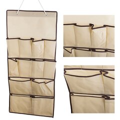 Korujen ja asusteiden järjestäjä Perfee 90x45cm, beige hinta ja tiedot | Säilytyslaatikot ja -korit | hobbyhall.fi