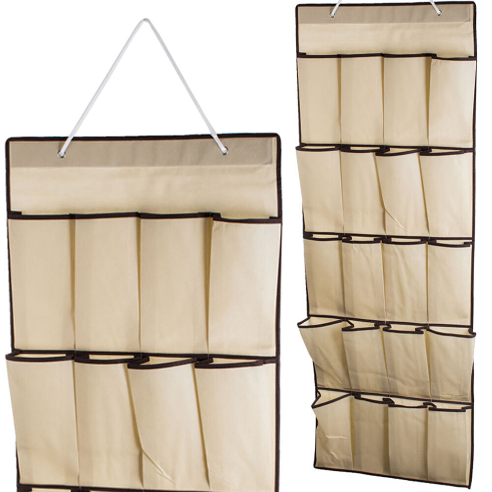 Korujen järjestäjä Perfee 128x45cm (beige) hinta ja tiedot | Säilytyslaatikot ja -korit | hobbyhall.fi