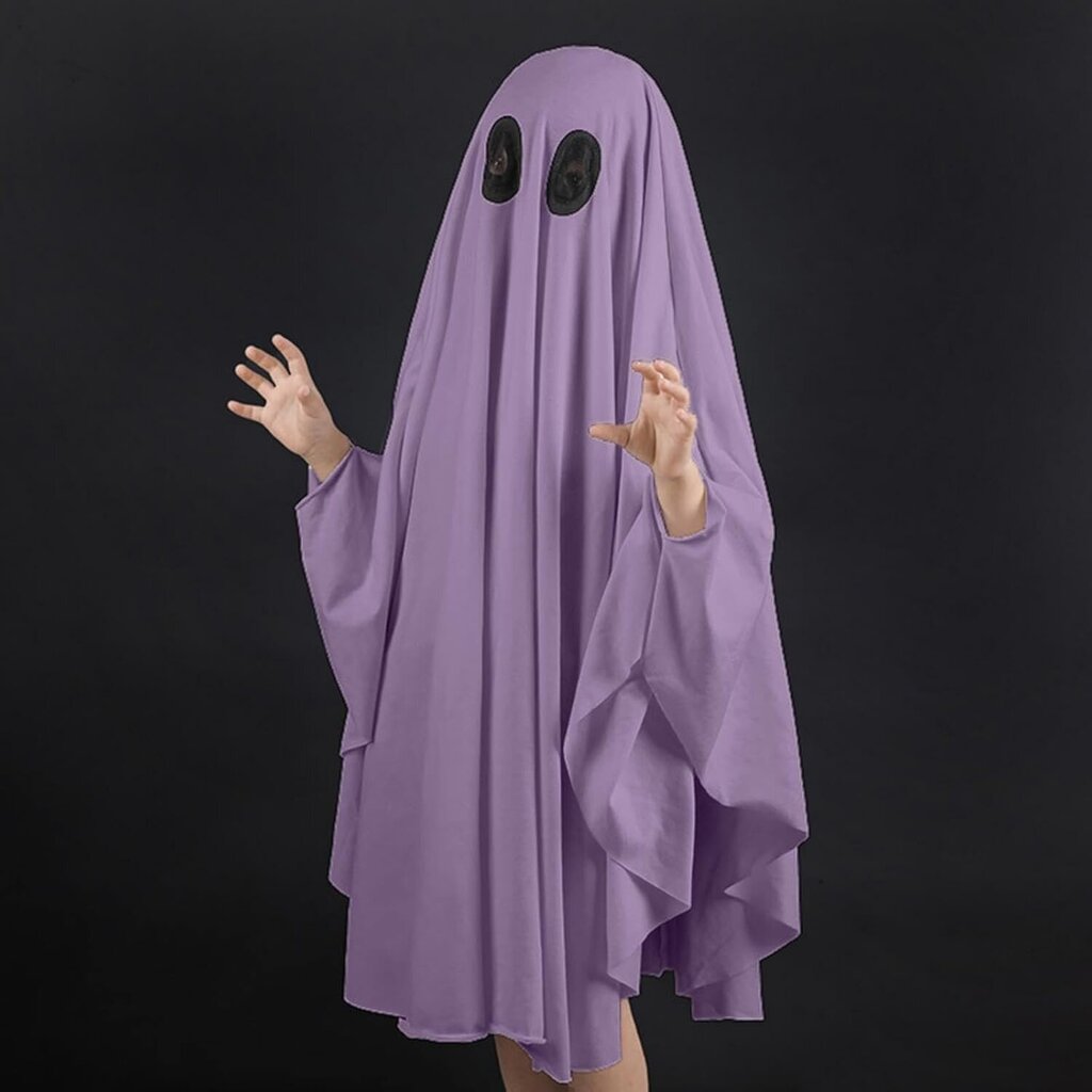 Unisex Kid Ghost Puku Tyttö Halloween Fancy Mekko Cosplay Poika Valkoinen Boo Ghost Viitta Lapsi Pelottava temppu tai hoito hinta ja tiedot | Naamiaisasut | hobbyhall.fi