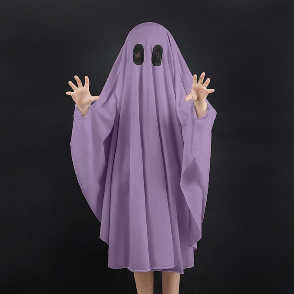 Unisex Kid Ghost Puku Tyttö Halloween Fancy Mekko Cosplay Poika Valkoinen Boo Ghost Viitta Lapsi Pelottava temppu tai hoito hinta ja tiedot | Naamiaisasut | hobbyhall.fi