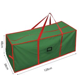 JOFONS joulukuusen säilytyspussi vihreä 128 x 38 x 48 cm hinta ja tiedot | Säilytyslaatikot ja -korit | hobbyhall.fi