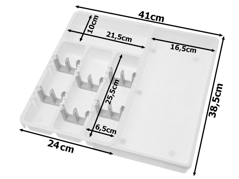 Ruokailuvälinelaatikon sisäosa Perfee hinta ja tiedot | Keittiövälineet | hobbyhall.fi