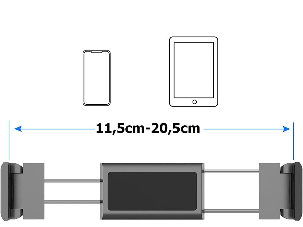 Teline tabletille ja puhelimelle autossa Perfee hinta ja tiedot | Puhelintelineet | hobbyhall.fi