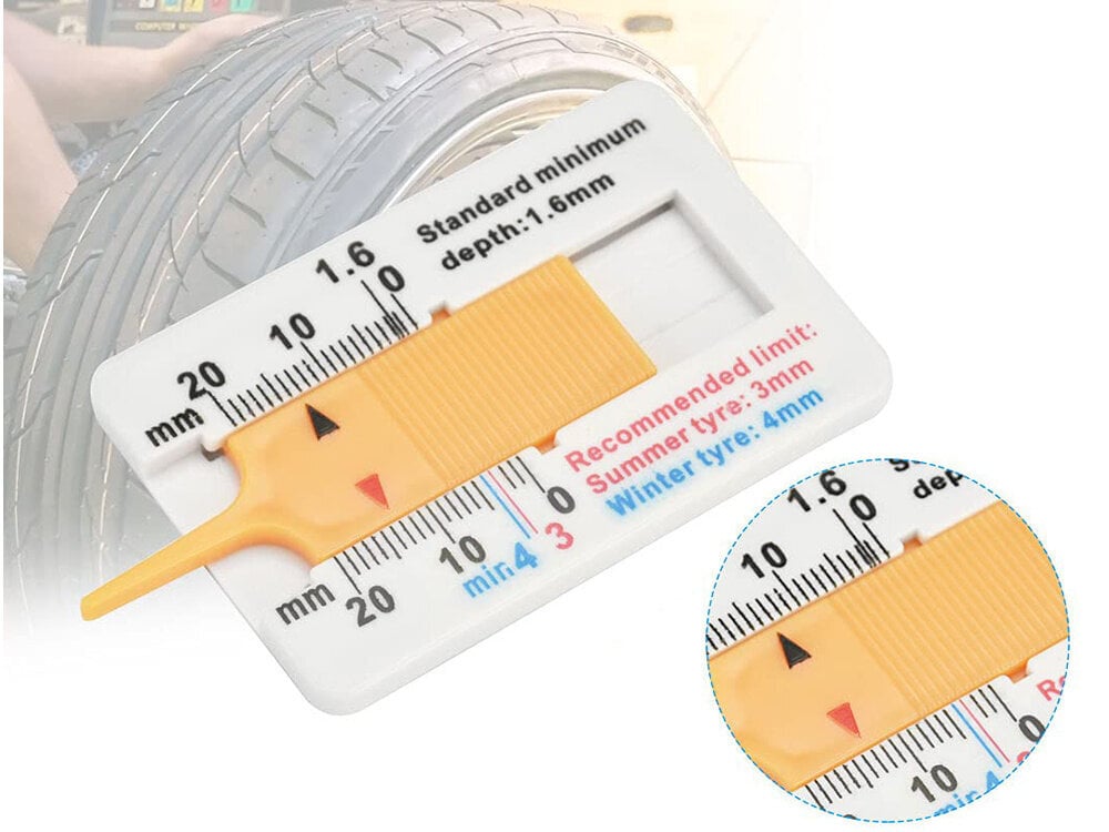 Renkaiden kulumistesti Perfee hinta ja tiedot | Lisätarvikkeet autoiluun | hobbyhall.fi