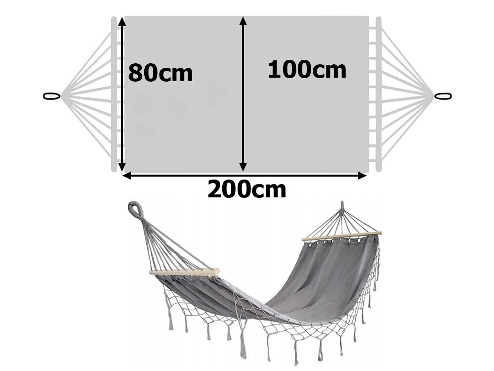 Puutarha riippumatto Perfee XL hinta ja tiedot | Riippumatot | hobbyhall.fi