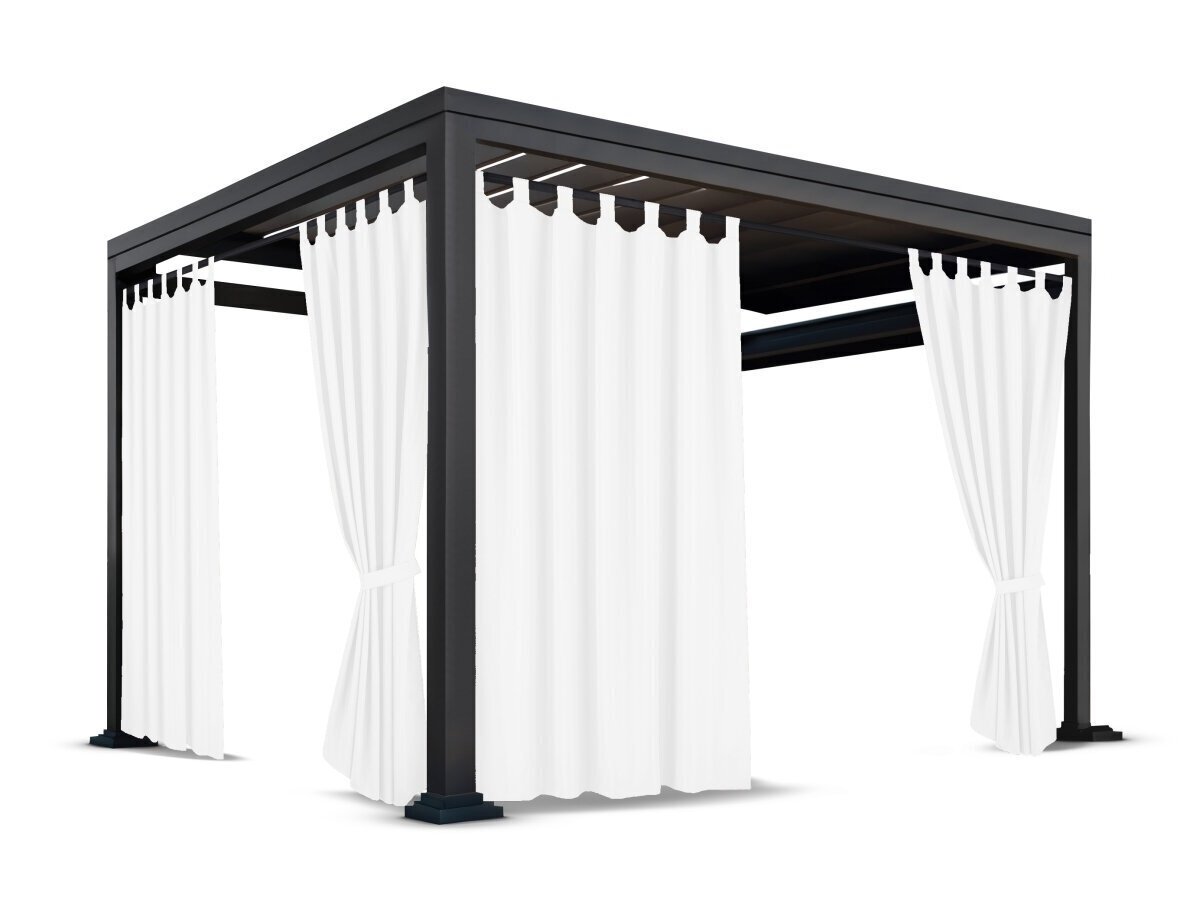 Gazebo verho Mariall ZMOS-10, 155x230 cm, valkoinen hinta ja tiedot | Puutarhapaviljongit | hobbyhall.fi