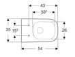 WC Geberit Smyle Soft Close 500.208.01.1 / 500.688.01.1 hinta ja tiedot | WC-istuimet | hobbyhall.fi