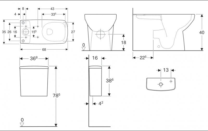 WC Geberit SeInova Soft Close 500489011/500266011/500334011 hinta ja tiedot | WC-istuimet | hobbyhall.fi