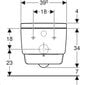 WC Geberit AcuaClean Mera Comfort Rimless TurboFlush Soft Close 146.211.21.1 hinta ja tiedot | WC-istuimet | hobbyhall.fi