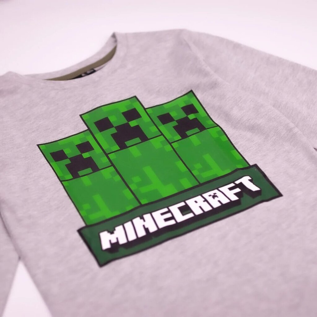 Paita Minecraft harmaa hinta ja tiedot | Poikien paidat | hobbyhall.fi