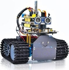 Ohjelmoitava robotti Mini Robot Tank Arduino Style hinta ja tiedot | Mikrokontrollerit | hobbyhall.fi