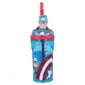 Captain America 3d-kuppi pillillä, 360 ml hinta ja tiedot | Hauskat mukit | hobbyhall.fi