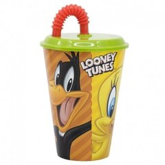 Looney Toones-kuppi pillillä, 430 ml hinta ja tiedot | Hauskat mukit | hobbyhall.fi