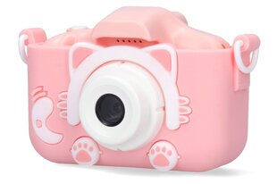 Digikamera lapsille kitt pink full hd 12 mpx sd-kortti 32gb xtech hinta ja tiedot | Kamerat | hobbyhall.fi