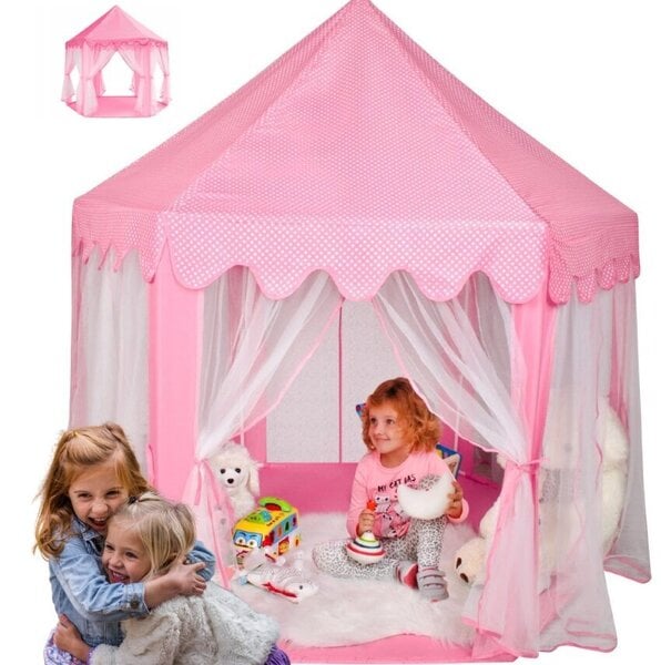 Lasten teltta Kruzzel XXL Princess Castle, pinkki