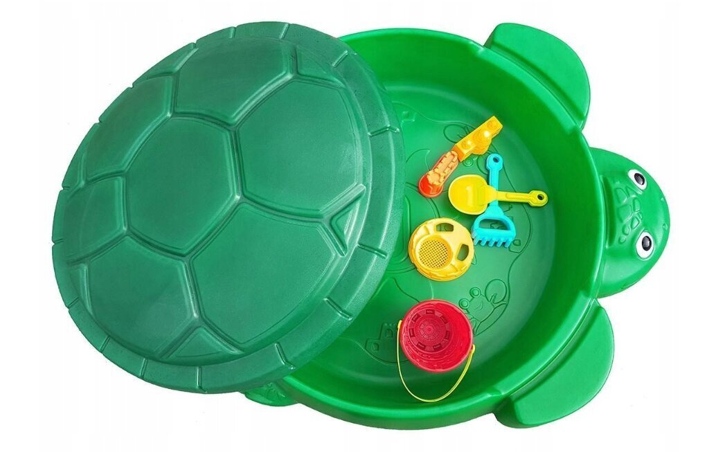 Muovinen hiekkalaatikko Little Tikes Turtle, vihreä hinta ja tiedot | Hiekkalaatikot | hobbyhall.fi