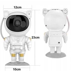 LED-projektori Astronaut, valkoinen hinta ja tiedot | Juhlakoristeet | hobbyhall.fi