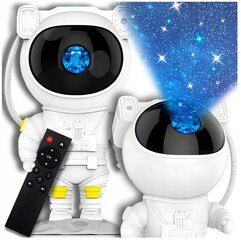 LED-projektori Astronaut, valkoinen hinta ja tiedot | Juhlakoristeet | hobbyhall.fi