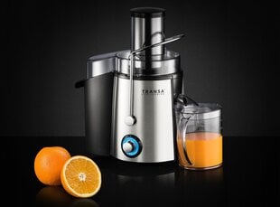 Mehulinko "Transa Electronics FreshJuice" hopea/harmaa 1400 W hinta ja tiedot | Mehupuristimet ja mehulingot | hobbyhall.fi