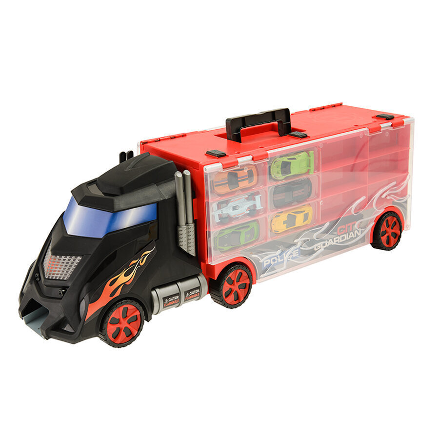 Smiki autotalli autoilla, 6604034 hinta ja tiedot | Poikien lelut | hobbyhall.fi