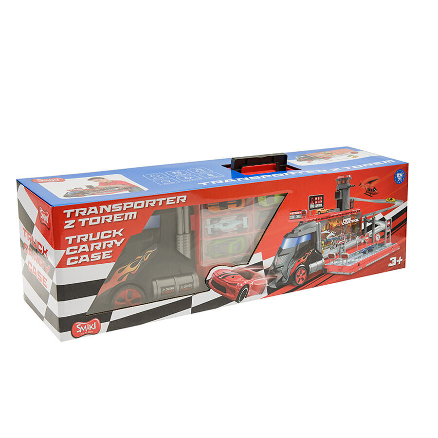 Smiki autotalli autoilla, 6604034 hinta ja tiedot | Poikien lelut | hobbyhall.fi