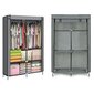 Kangasvaatekaappi - 174x106x43,5cm, ModernHome hinta ja tiedot | Kaapit | hobbyhall.fi